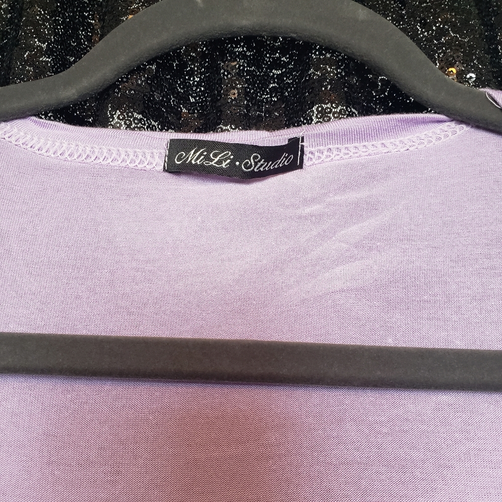 MiLi Studio Lilac Cardigan with Pockets! - Picture 3 of 4